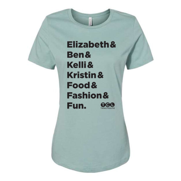 BELLA + CANVAS Womens Relaxed Jersey Tee - Printed Logo Thumbnail
