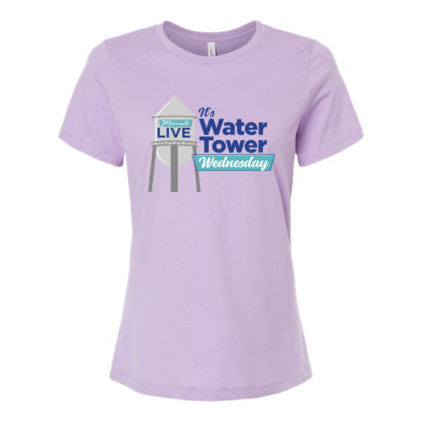 BELLA + CANVAS Womens Relaxed Jersey Tee - Printed Logo Thumbnail