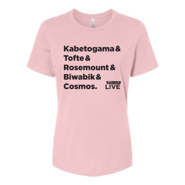 BELLA + CANVAS Womens Relaxed Jersey Tee - Printed Logo Thumbnail