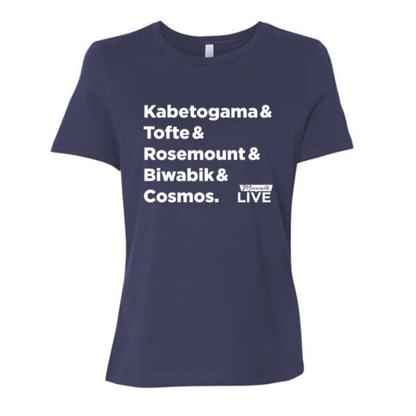 BELLA + CANVAS Womens Relaxed Jersey Tee - Printed Logo Thumbnail