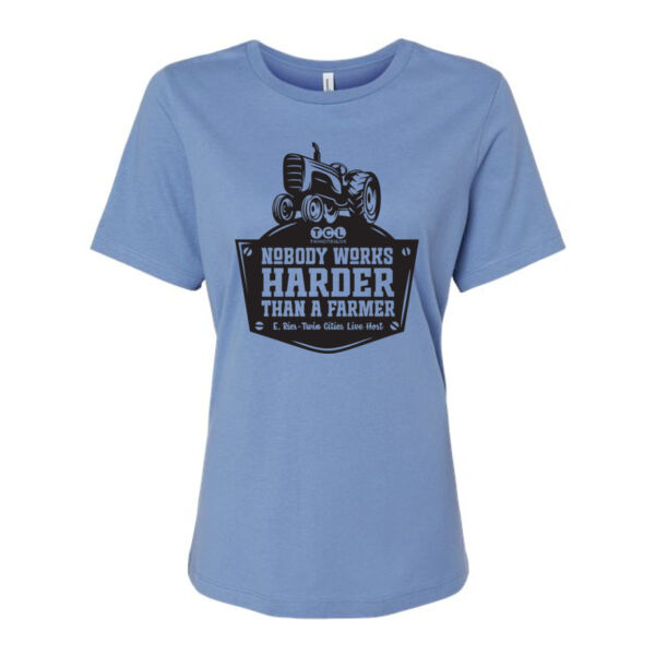 BELLA + CANVAS Womens Relaxed Jersey Tee - Printed Logo Thumbnail