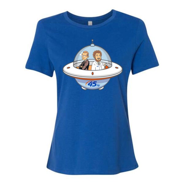 BELLA + CANVAS Womens Relaxed Jersey Tee - Printed Logo Thumbnail