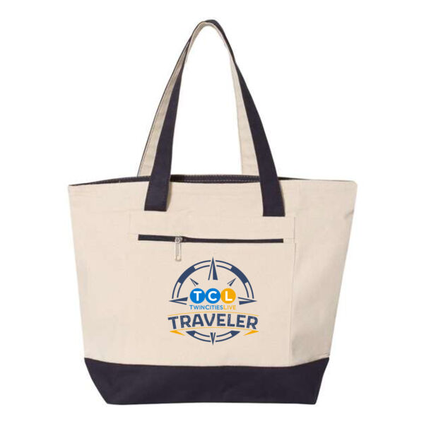 19L Zippered Tote - Printed Logo Thumbnail
