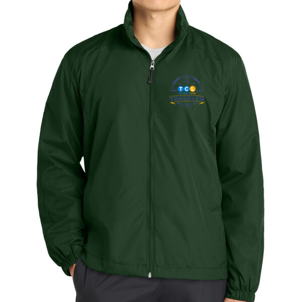 Sport Tek Full Zip Wind Jacket - Printed Logo Thumbnail