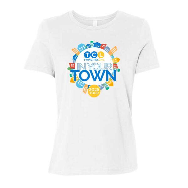 **CLOSEOUT ITEM** Women’s Relaxed Jersey Tee - Printed Logo Thumbnail