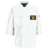 Button Chef Coat with Thermometer Pocket Thumbnail
