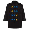 Ten Pearl Button Black Chef Coat Thumbnail