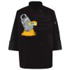 Ten Pearl Button Black Chef Coat Thumbnail
