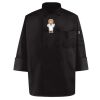 Black Knot Button Chef Coat Thumbnail