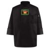 Black Knot Button Chef Coat Thumbnail